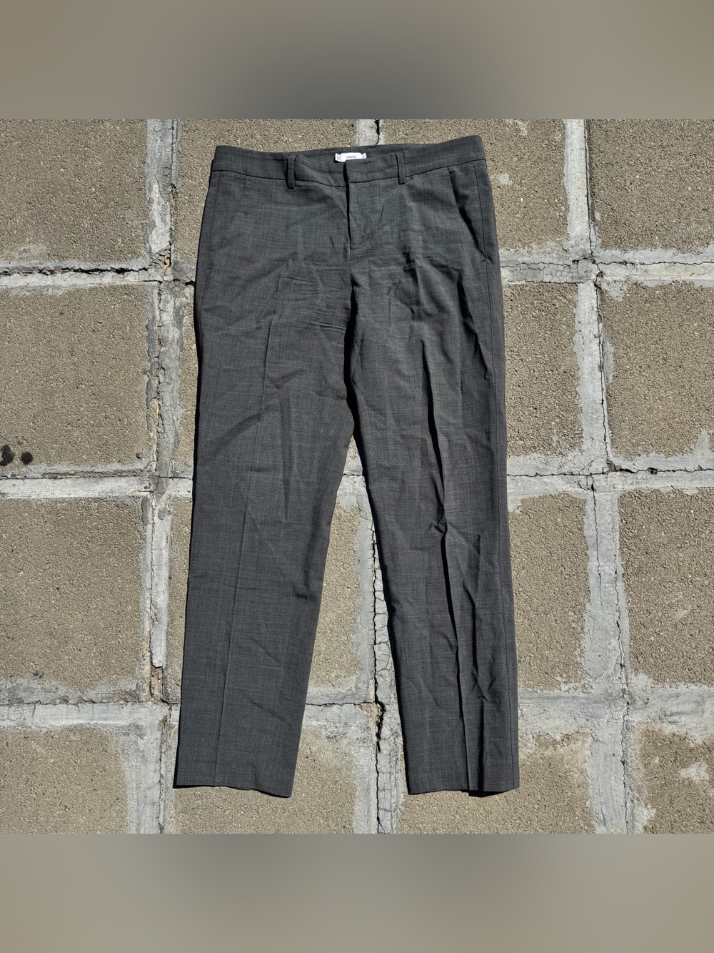 Vince Grey Straight Leg Trouser